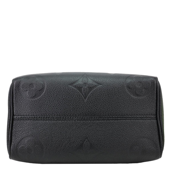 LOUIS VUITTON Speedy 20 Bandouliere Giant Monogram Empreinte Leather Shoulder Bag Black