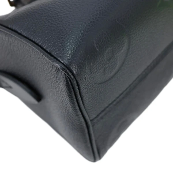 LOUIS VUITTON Speedy 20 Bandouliere Giant Monogram Empreinte Leather Shoulder Bag Black