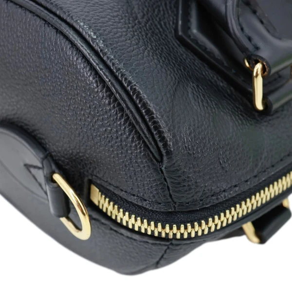 LOUIS VUITTON Speedy 20 Bandouliere Giant Monogram Empreinte Leather Shoulder Bag Black