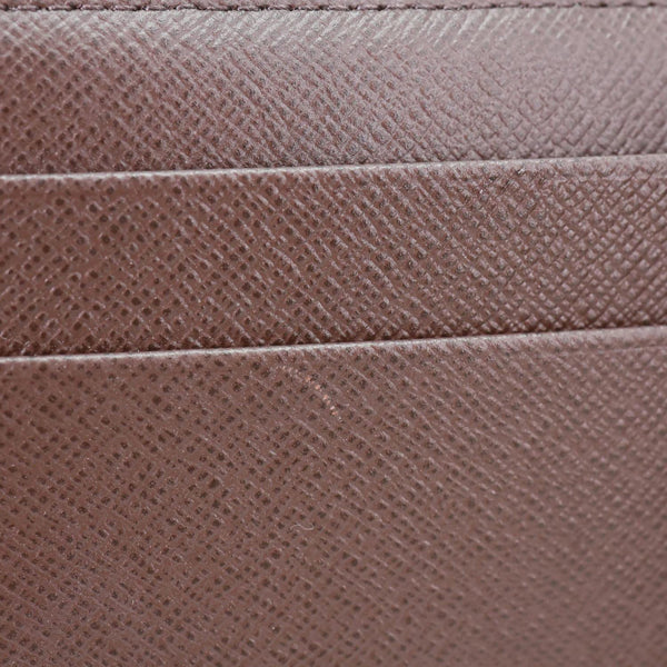 LOUIS VUITTON Ring Agenda Large Damier Ebene Cover Brown