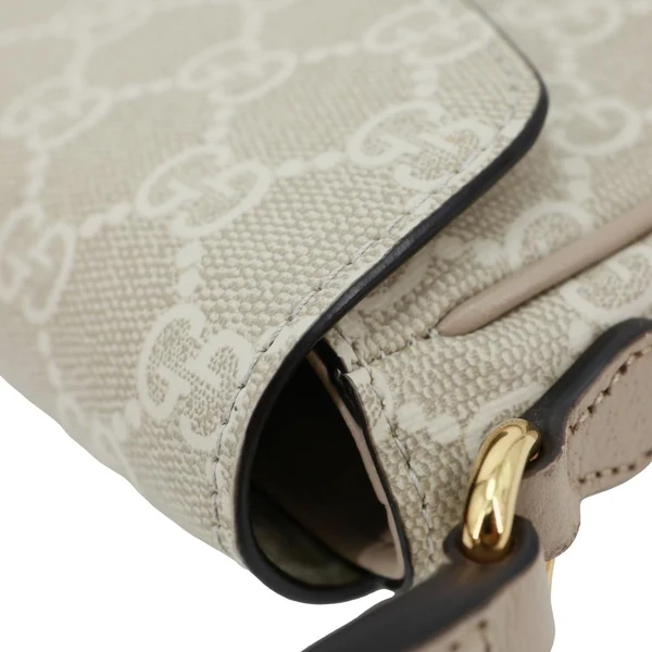GUCCI Ophidia Pochette GG Supreme Canvas Shoulder Bag Beige 764961