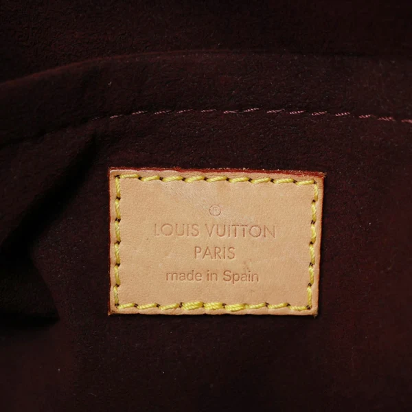 LOUIS VUITTON Montaigne MM Monogram Canvas Shoulder Bag Brown