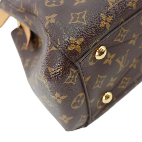LOUIS VUITTON Montaigne MM Monogram Canvas Shoulder Bag Brown