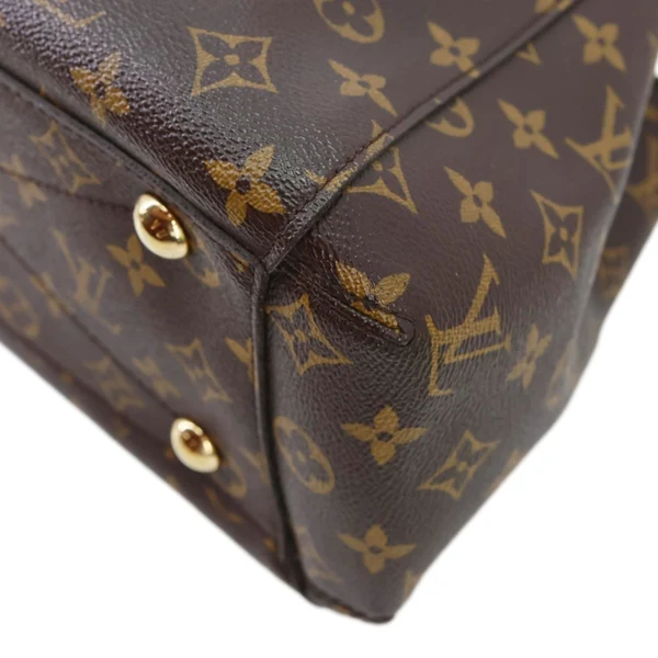LOUIS VUITTON Montaigne MM Monogram Canvas Shoulder Bag Brown