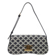CELINE Lola Medium Triomphe Canvas Shoulder Bag Black