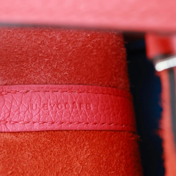 HERMES Picotin Lock 18 Taurillon Clemence Leather Satchel Bag Pink