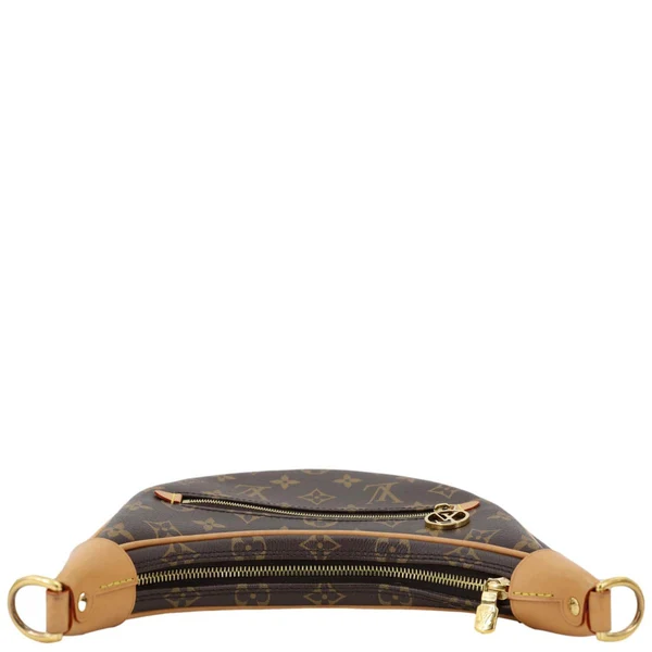LOUIS VUITTON Loop Monogram Canvas Hobo Bag Brown