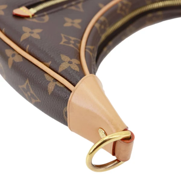 LOUIS VUITTON Loop Monogram Canvas Hobo Bag Brown