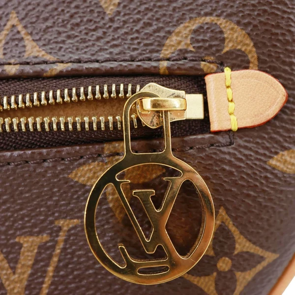 LOUIS VUITTON Loop Monogram Canvas Hobo Bag Brown