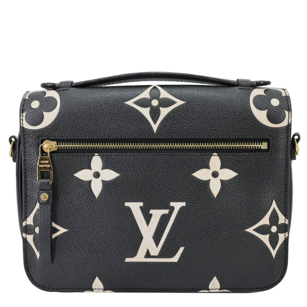 LOUIS VUITTON Metis Pochette Empreinte Leather Crossbody Bag Bicolor