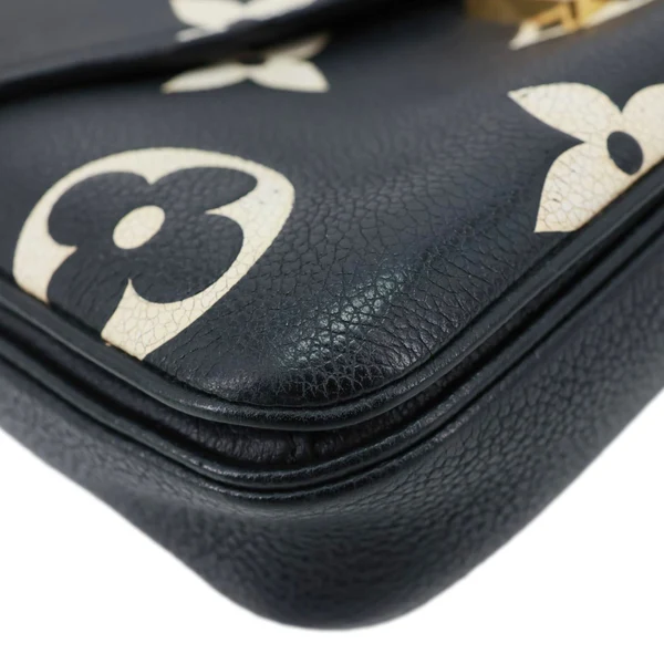 LOUIS VUITTON Metis Pochette Empreinte Leather Crossbody Bag Bicolor