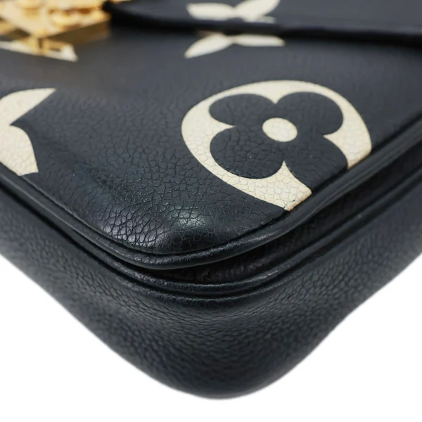 LOUIS VUITTON Metis Pochette Empreinte Leather Crossbody Bag Bicolor
