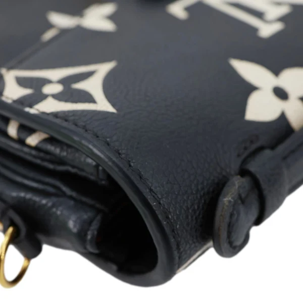 LOUIS VUITTON Metis Pochette Empreinte Leather Crossbody Bag Bicolor