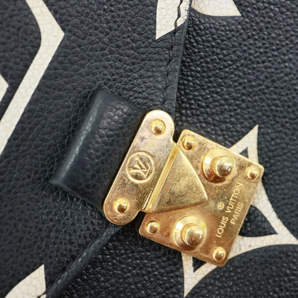 LOUIS VUITTON Metis Pochette Empreinte Leather Crossbody Bag Bicolor