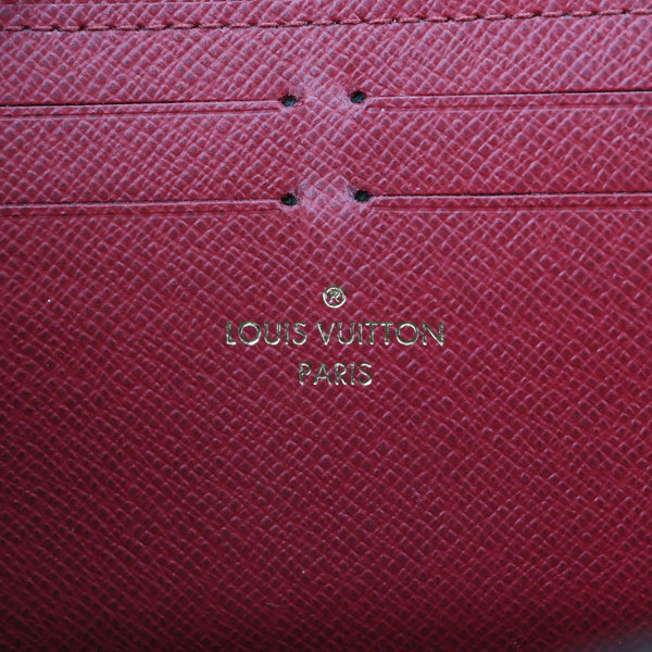 LOUIS VUITTON Clemence Monogram Canvas Zippy Wallet Brown