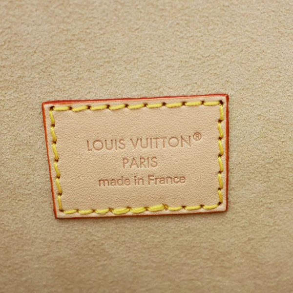 LOUIS VUITTON Saumur BB Monogram Canvas Shoulder Bag Brown