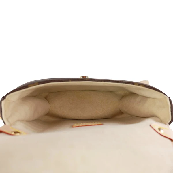 LOUIS VUITTON Saumur BB Monogram Canvas Shoulder Bag Brown