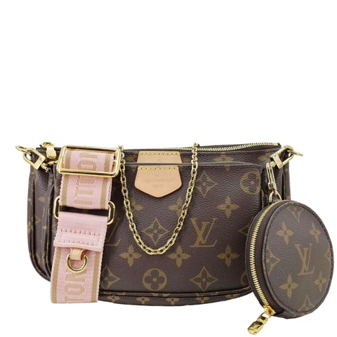 LOUIS VUITTON Multi Pochette Accessoires Monogram Canvas Shoulder Bag Brown