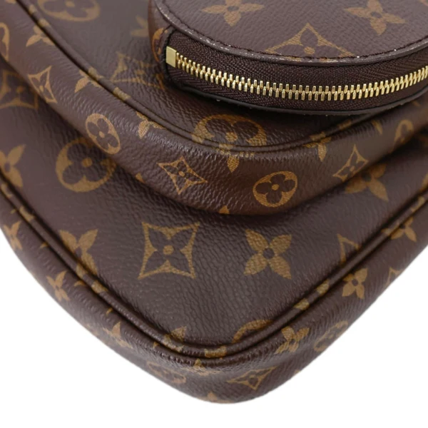 LOUIS VUITTON Multi Pochette Accessoires Monogram Canvas Shoulder Bag Brown