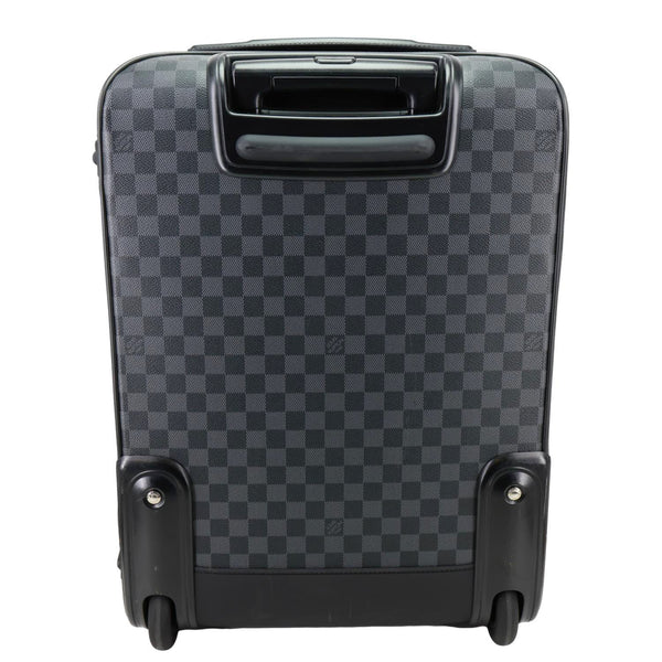 LOUIS VUITTON Pegase 55 Damier Graphite Business Suitcase Travel Bag Black