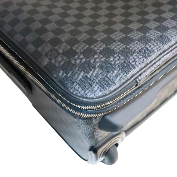 LOUIS VUITTON Pegase 55 Damier Graphite Business Suitcase Travel Bag Black