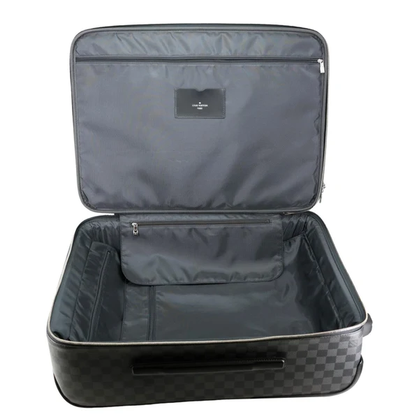LOUIS VUITTON Pegase 55 Damier Graphite Business Suitcase Travel Bag Black