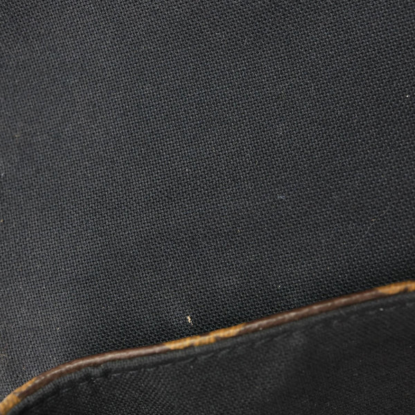 LOUIS VUITTON Christopher PM Monogram Macassar Canvas Backpack Bag Brown