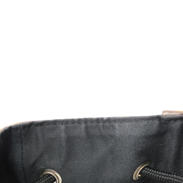 LOUIS VUITTON Christopher PM Monogram Macassar Canvas Backpack Bag Brown