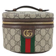 Gucci Ophidia Web GG Supreme Canvas Vanity Case Beige 627463