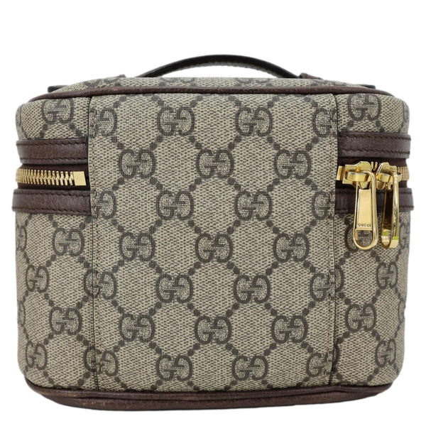 Gucci Ophidia Web GG Supreme Canvas Vanity Case Beige 627463