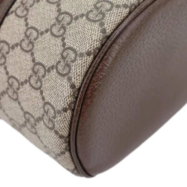 Gucci Ophidia Web GG Supreme Canvas Vanity Case Beige 627463