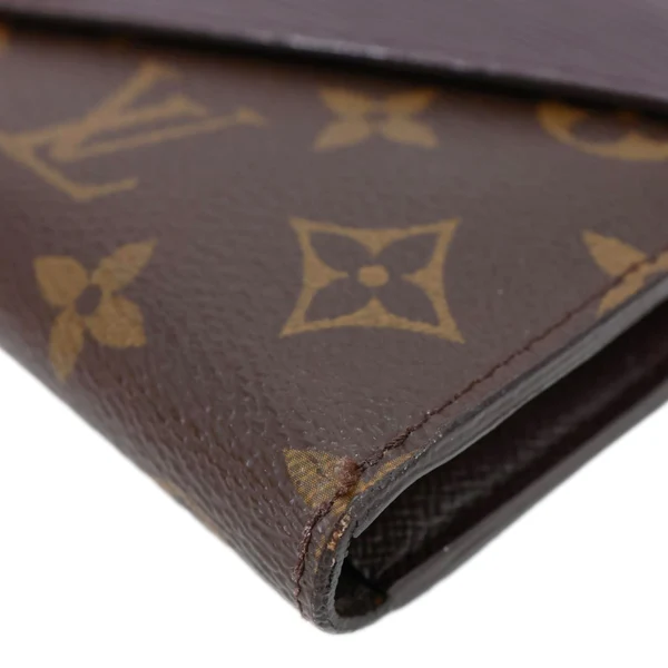 LOUIS VUITTON Marie-Lou Epi Monogram Canvas Wallet Brown