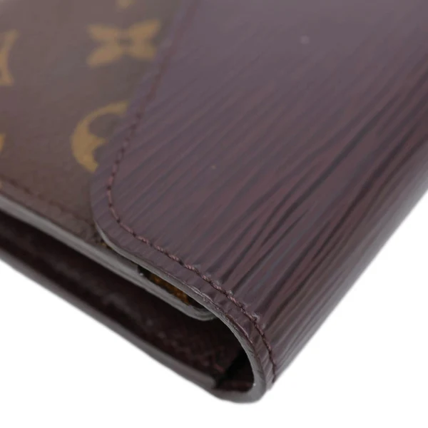 LOUIS VUITTON Marie-Lou Epi Monogram Canvas Wallet Brown