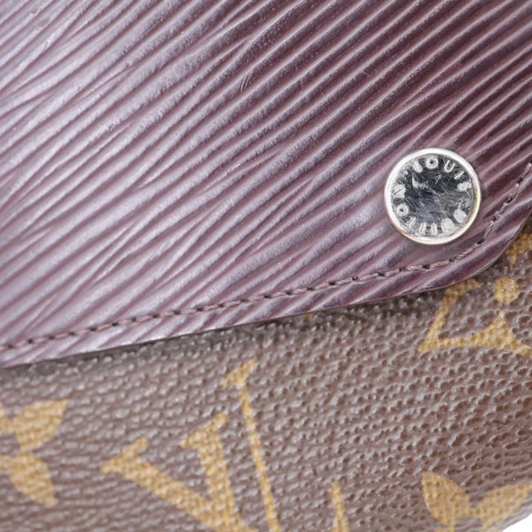 LOUIS VUITTON Marie-Lou Epi Monogram Canvas Wallet Brown