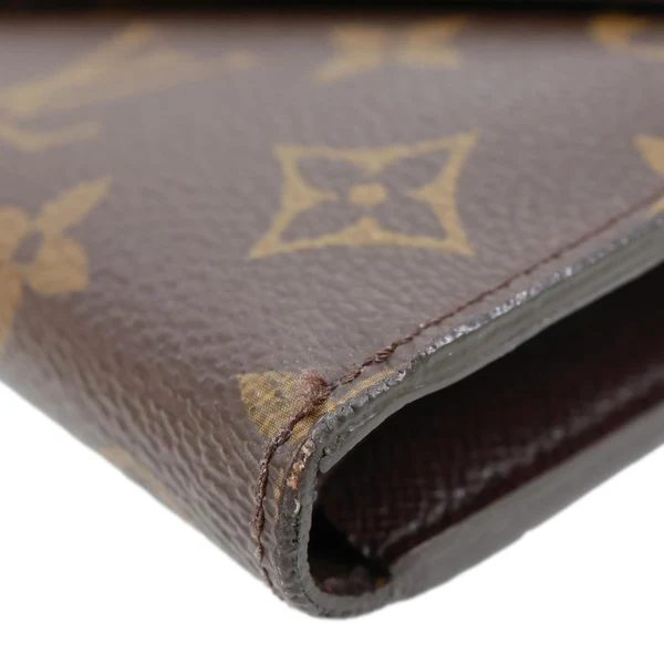 LOUIS VUITTON Marie-Lou Epi Monogram Canvas Wallet Brown