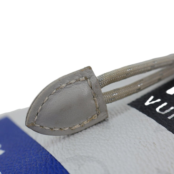 LOUIS VUITTON Chalk Sling Monogram Canvas Crossbody Bag Grey