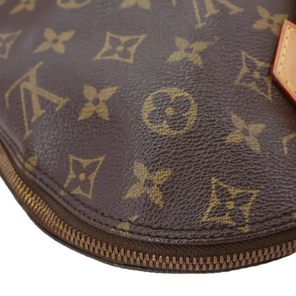 LOUIS VUITTON Alma PM Monogram Canvas Satchel Bag Brown