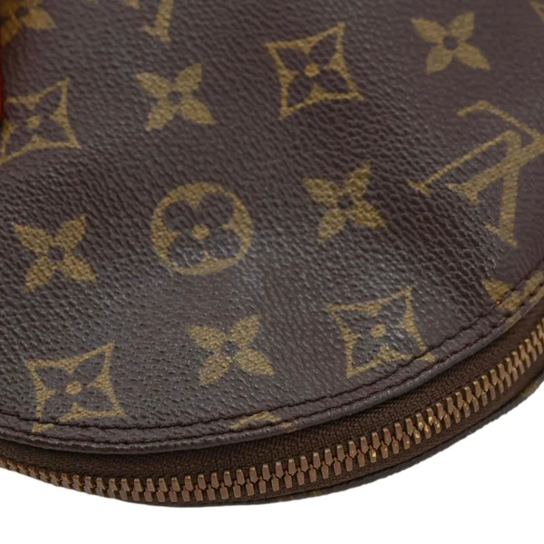 LOUIS VUITTON Alma PM Monogram Canvas Satchel Bag Brown