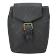 LOUIS VUITTON Tiny Monogram Empreinte Leather Backpack Black