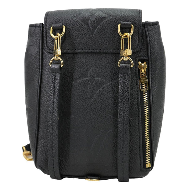 LOUIS VUITTON Tiny Monogram Empreinte Leather Backpack Black