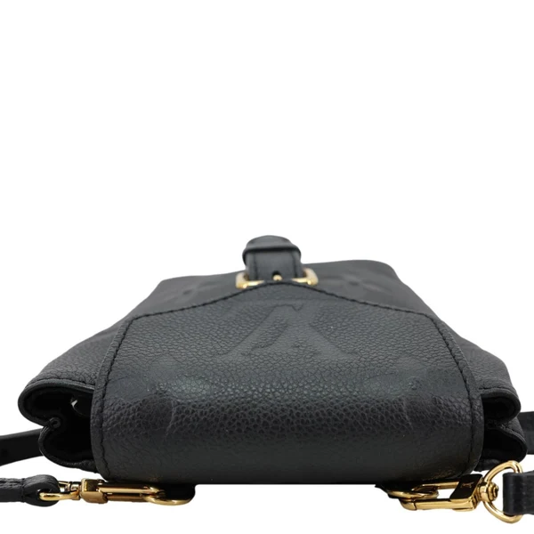 LOUIS VUITTON Tiny Monogram Empreinte Leather Backpack Black