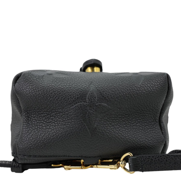 LOUIS VUITTON Tiny Monogram Empreinte Leather Backpack Black