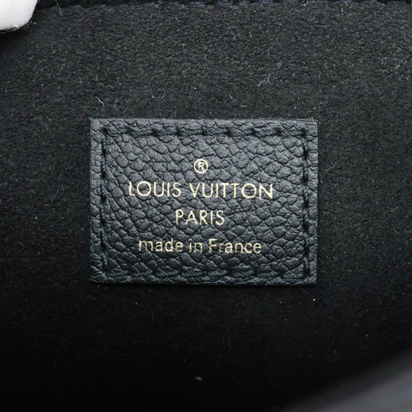 LOUIS VUITTON Tiny Monogram Empreinte Leather Backpack Black