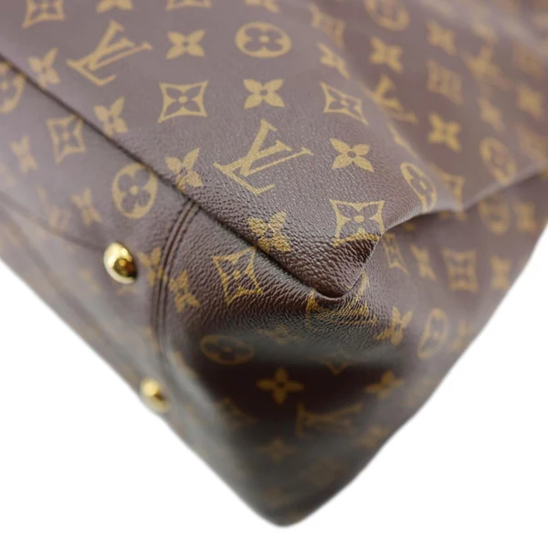 LOUIS VUITTON Artsy MM Monogram Canvas Hobo Bag Brown