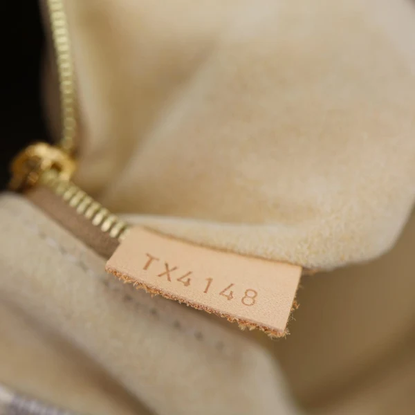 LOUIS VUITTON Artsy MM Damier Azur Hobo Bag White