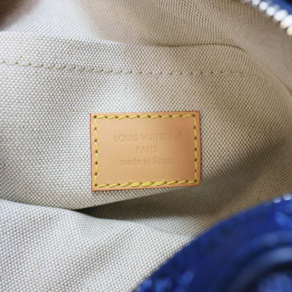 LOUIS VUITTON Nil Monogram Heritage Canvas Shoulder Bag Blue