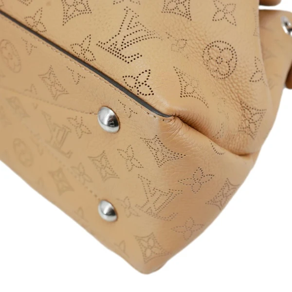 LOUIS VUITTON Bella Mahina Leather Tote Bag Brown