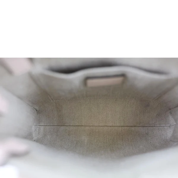 CHLOE Woody Small Linen Canvas Tote Bag Off White
