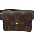 LOUIS VUITTON Daily Multi Pocket Monogram Canvas Belt Size 90/36 Brown