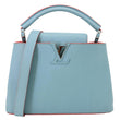 LOUIS VUITTON Capucines BB Taurillon Leather Crossbody Bag Blue
